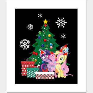 My Little Pony Around The Christmas Tree Posters and Art